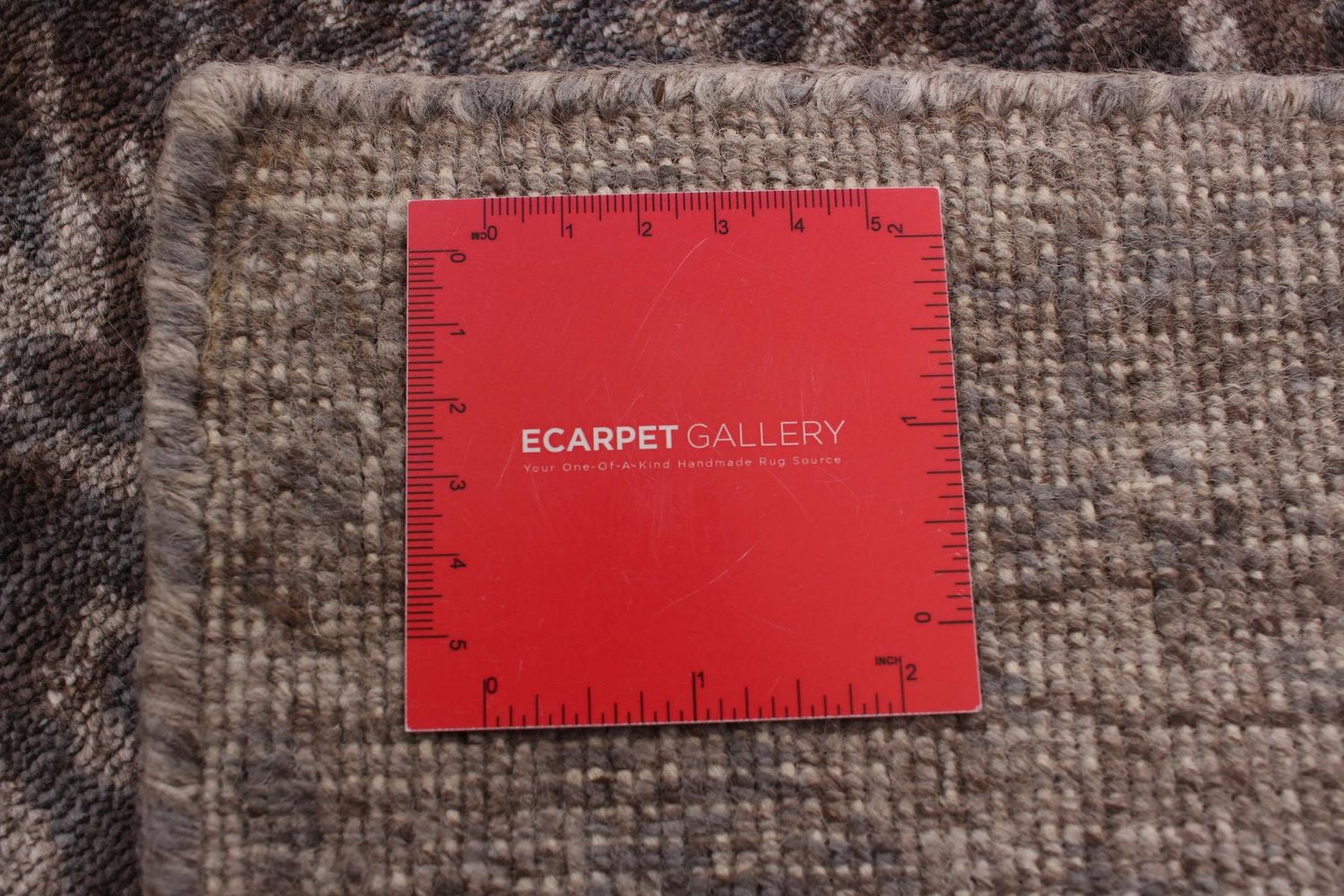 ECARPETGALLERY 5'3" x 7'5" Transitional Galleria Hand-knotted Area Rug for Living Room, Dining Room and Bedroom in Brown