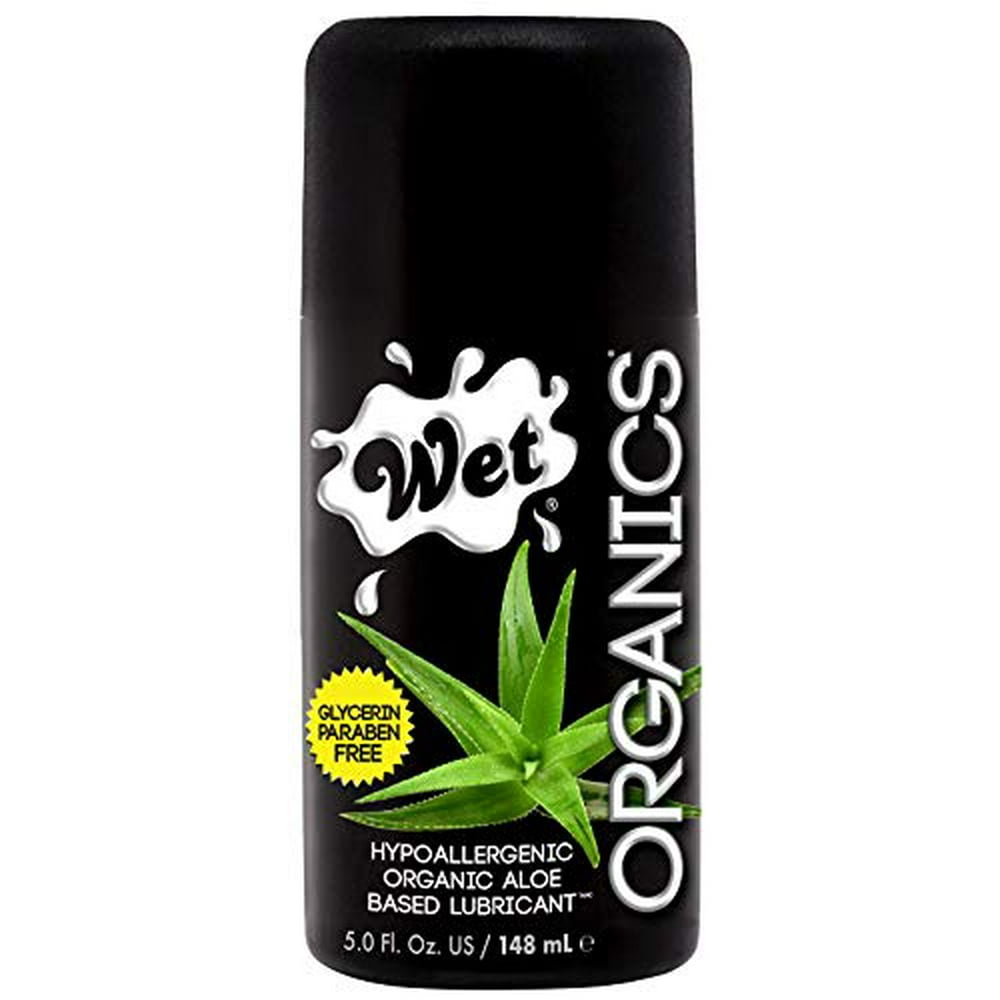 Wet Organics Aloe Based Lube, Premium Personal Lubricant for Men, Women