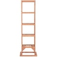 thumbnail image 2 of Leisure Season 5-Shelf Wood Tower Plant Stand in Medium Brown, 2 of 4