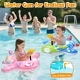 thumbnail image 4 of WonderStone Airplane Baby Pool Float with Squirt Water Gun, Inflatable Swimming Float with Safety Seat, Water Toy for Kids Ages 1-5, Pool & Beach Toy for Boys and Girls, Blue, 4 of 8