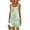 Green, variant on WTOBBY Women's Chiffon Sleeveless Scoop Neck Floral Sun Dress with Elastic Waist for Summer Occasions,Blue 2XL