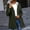 Army Green plus size hooded jacket women a1, variant on Women's Plus Size Hooded Zip Up Jacket Casual Solid Color Coat Outerwear Holiday Travel Fashion Clothes, Blue XL