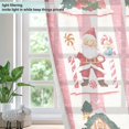 thumbnail image 4 of Yayeee Window Curtains Set of 2 for Living Room Light Filtering 63"x42", Green Christmas Houses, 4 of 7