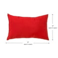 thumbnail image 5 of Greendale Home Fashions 19'' x 12'' Reversible Outdoor Throw Pillow, Set of 2, Salsa, 5 of 7