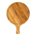 thumbnail image 2 of Latrodar Wood Cutting Board With Handle Wooden Ecologicals Bamboos Serving Board Kitchen Baking Chopping Boards For Pizza Bread Cheese Steak Charcuterie Fruit Vegetables Elaboratel, 2 of 5
