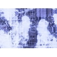 thumbnail image 1 of Ahgly Company Indoor Rectangle Abstract Blue Modern Area Rugs, 3' x 5', 1 of 4