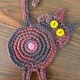thumbnail image 3 of Cat Butt Coasters, Funny Coasters for Drinks Absorbent, Cat Shaped Handmade knitted Coasters, Unique Gift Ideas Home Office Decor Cat Absorbent Drink Coasters Gifts for Cat Love - 5.90 in × 3.94 in, 3 of 6