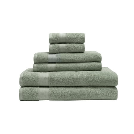 Sage Luxury Absorbent 6piece Towel Set (Best Luxury Bath Products)