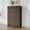Walnut 5 Drawer, variant on 3 Drawer Dresser for Bedroom, 31.5" Wide Fluted Chest of Drawers, Modern Wooden Nightstand Storage Cabinet for Kids Room, Hallway, Living Room, Walnut