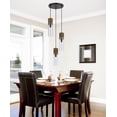 thumbnail image 2 of Cal Lighting 60W X 3 Spheroid Glass Pendant, 2 of 2