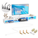 thumbnail image 1 of Mueble para TV Flotante 59' FABATO Centro de entretenimiento 2 pisos 3 compartimentos, 1 of 5