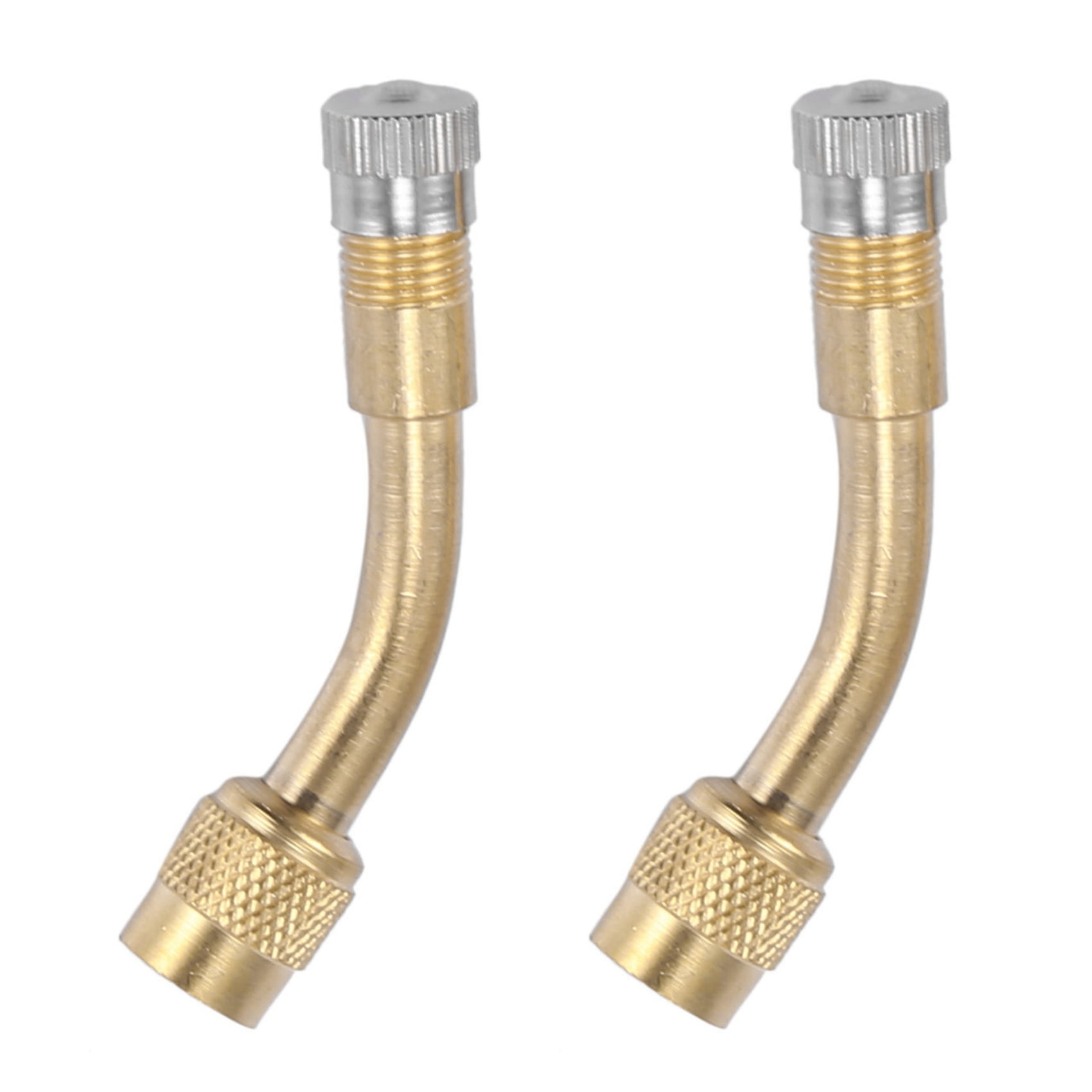 2 pcs 135 Degree Angle Air Tyre Valve Extension Adaptor Long Shank for