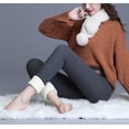 thumbnail image 5 of Leggings cálidos de invierno para mujer con forro de felpa Leggings elásticos térmicos Pantalones elásticos gruesos de cintura alta para niñas Talla XXS - XXL, 5 of 5