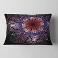 thumbnail image 2 of Designart 12" x 20" Blue Polyester Throw Pillow, 2 of 5