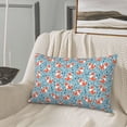 thumbnail image 5 of Sikiie Abstract leaves fox Print Plush Pillow Cover, Wrinkle-proof and Stain-resistant Pillow Protector without Pillow Core, Home Decoration-16"x24", 5 of 6