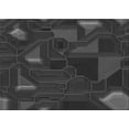 thumbnail image 1 of Ahgly Company Machine Washable Indoor Rectangle Transitional Charcoal Black Area Rugs, 7' x 9', 1 of 1