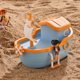 thumbnail image 4 of Hucha con forma de barco pirata | Hucha de ahorros para niños | Hucha de plástico para el hogar, escritorio o dormitorio | Ahorrador de dinero decorativo para niños, 4 of 9