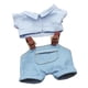 thumbnail image 4 of Ropa para muñecas de peluche Perfke Pantalones azules 17 cm, 4 of 9