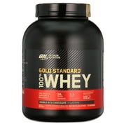 Optimum Nutrition Gold Standard 100% Whey Protein Powder, Double Rich Chocolate, 24g Protein, 5 LB
