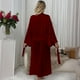 thumbnail image 4 of HongQid Womens Robe Long Knit Kimono Bathrobe Lightweight Sleepwear Soft Ladies Loungewear, 4 of 4