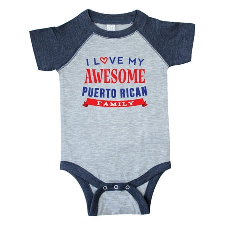 

Inktastic Puerto Rico Love My Puerto Rican Family Gift Baby Boy or Baby Girl Bodysuit