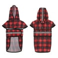 thumbnail image 4 of TiaGOC Dog Raincoat Hooded Slicker Poncho for Small to X-Large Dogs and Puppies Plaid - L, 4 of 7