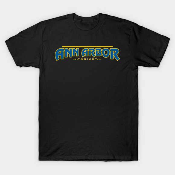 Ann Arbor Tonight Title Graphic Retro Talk Show Gear Unisex T-Shirt