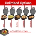 thumbnail image 4 of Brentwood TS-124R 12-Inch Non-Stick Pizza Maker and Grill with Timer, Red, 4 of 7