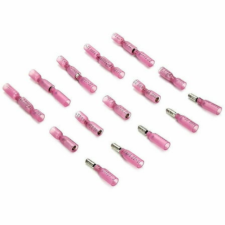 50pcs  22-16 AWG Heat Shrink Wire Connectors Male Female Bullet Crimp Terminals