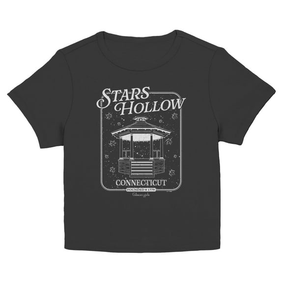 Juniors Gilmore Girls Stars Hollow Destination Gazebo T Shirt