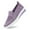 Purple, variant on Round Toe Hiking Shoes Women Comfortable Flat Women's Walking Shoes | Orthopaedic Casual Breathable For Work Shopping Walking Gardening