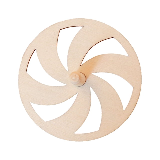 2PCS 5PCS DIY Wooden White Embryo Gyro Children's Painting Painted Color Painted Gyro
