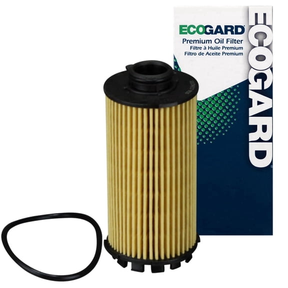 ECOGARD X10632 Cartridge Engine Oil Filter for Conventional Oil - Premium Replacement | Fits 2017-2025 Porsche 718 Boxster, 718 Cayman 2.0L, 2.5L
