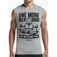 thumbnail image 2 of Gymish One More Rep, Bro! Men’s Muscle Tank Top – Sleeveless Workout Gym Shirt, Funny Lifting Tee, 2 of 6