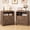 Walnut, variant on Easoger Fluted Nightstand with Charging Station, 19.7" Wide Bedside Table with USB & Type-C Ports, 2 Drawers & Open Shelf, Curved Oak End Table for Bedroom