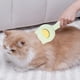 thumbnail image 1 of pstuiky Peine de acero inoxidable para mascotas con aguja de masaje cepillo de depilación peine autolimpiable portátil con un solo clic herramientas de aseo, 1 of 6