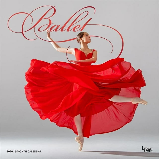 Calendario: Ballet 2026 Square Flap Foil