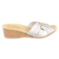 thumbnail image 4 of Worishofer Sandales à Boucle pour Femmes 251, Argent/or, 37 EU (US Femmes 7 m), 4 of 4