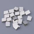 thumbnail image 2 of 20pcs Metal Belt Buckle End Tip For Cotton Webbing Tag Bag Key Chains, 2 of 9