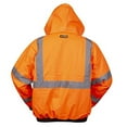 thumbnail image 3 of Cordova J220-5XL Reptyle Type R, Class III, Orange Bomber Jacket, PU Coated Polyester Shell, Attached Quilted Lining, Concealed/Attached Hood, 5X-Large, 3 of 3