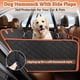 thumbnail image 4 of Puntoco Funda para asiento de coche para perros, 100 % 600 D, resistente, a prueba de arañazos, antideslizante, suave, para asientos traseros de automóviles, camiones y SUV, 4 of 5