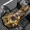 thumbnail image 3 of Renewold All-Weather ATV Seat Cover 25x10 Inch, Waterproof ATV Decorative Accessories Four Wheeler Seat Cover for Hunting Riding, Fits for Honda/Yamaha/Polaris, Deer Camo Hunting Forest Fallen Leaf, 3 of 7