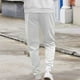 thumbnail image 5 of Pantalones largos de moda para hombre, de color liso, cómodos, informales, con cordón para fitness., 5 of 5
