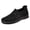 Black, variant on Men's S𝗅ip On Walking Shoes Lightweight Breathable Tennis Sneakers Wide Width Fashion Athlet𝗂c Shoes Summer Casual Knit Shoes with Non-S𝗅ip Outsole for Daily, Gym Workout, Travel