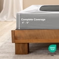 thumbnail image 6 of Bare Home Box Spring Cover - Microfiber - 4-Way Stretch (Full, Light Grey), 6 of 6