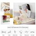 thumbnail image 4 of Sunflower Flannel Blanket for Bed, Farmhouse Roses Floral Vintage Butterfly Soft Cozy Warm Couch Throw Blanket, Lightweight Fluffy Plush Bedding Blankets for Sofa Decor All Season 60"x80", 4 of 7