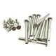thumbnail image 4 of 10 Juegos de Tornillos de Poste de Metal Tornillos de Tornillo de 10x30mm Hugo Postes Tornillos de fijación Remaches, 4 of 8