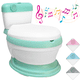 thumbnail image 1 of Baño Entrenador para Niños con Sonido Antideslizante Asiento Acolchado Diseño Realista - Verde, 1 of 7