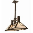 thumbnail image 5 of Meyda 191703 29 in. T Mission 2 Light Pendant - Mahogany Bronze, 5 of 7