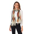 thumbnail image 2 of FORMRS Womens Scarf Winter Soft Long Big Warm Shawls Wrap Tassel Scarves, Checkered Pattern, 2 of 9